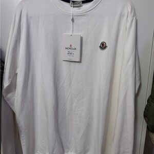 Moncler Classic White Sweatshirt